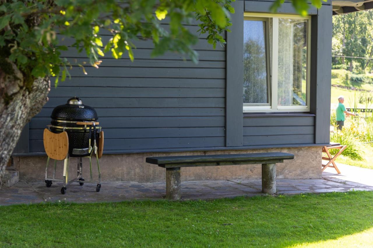 Namelis Prie Sirvintos Upes Su Pirtimi Villa Exterior photo
